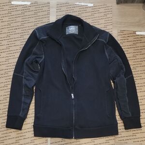 BKE Men's Zip-Up Sweater in Black